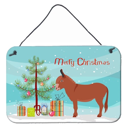 Carolines Treasures Irish Donkey Christmas Wall or Door Hanging Prints BB9215DS812